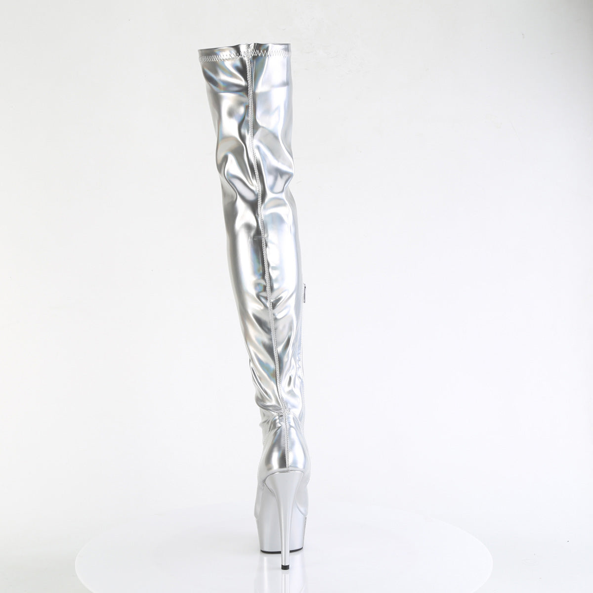 【PLEASER】DELIGHT-3000HWR シューズ Slv Hologram Pu/M【取寄】