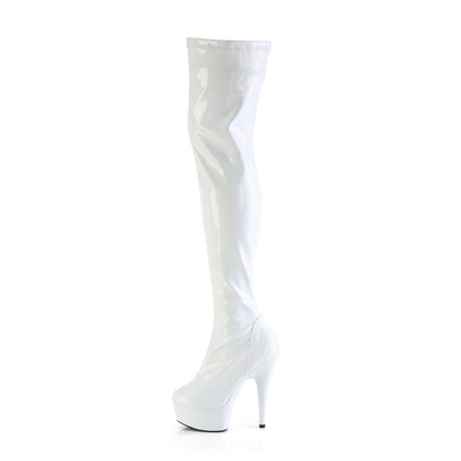 【PLEASER】DELIGHT-3000HWR シューズ Wht Hologram Pat/M【取寄】