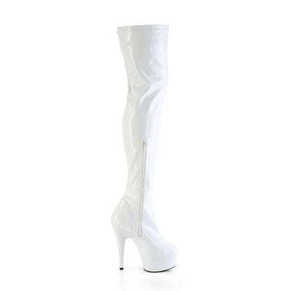 【PLEASER】DELIGHT-3000HWR シューズ Wht Hologram Pat/M【取寄】