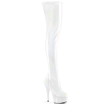 【PLEASER】DELIGHT-3000HWR シューズ Wht Hologram Pat/M【取寄】