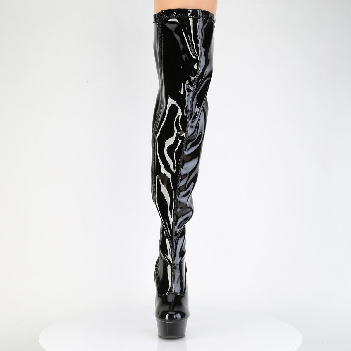 【PLEASER】DELIGHT-3000WCF シューズ Blk Str. Pat/Blk【取寄】
