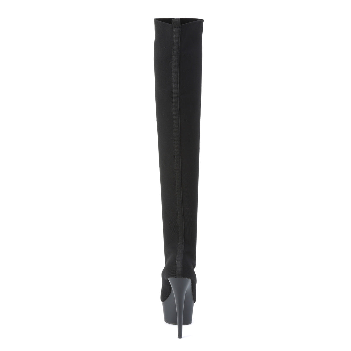 【PLEASER】DELIGHT-3002-1 シューズ Blk Stretch Knit Fabric/Blk Matte【取寄】