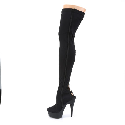 【PLEASER】DELIGHT-3003 シューズ Blk Lycra/Blk Matte【取寄】