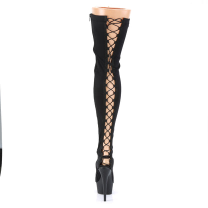 【PLEASER】DELIGHT-3003 シューズ Blk Lycra/Blk Matte【取寄】