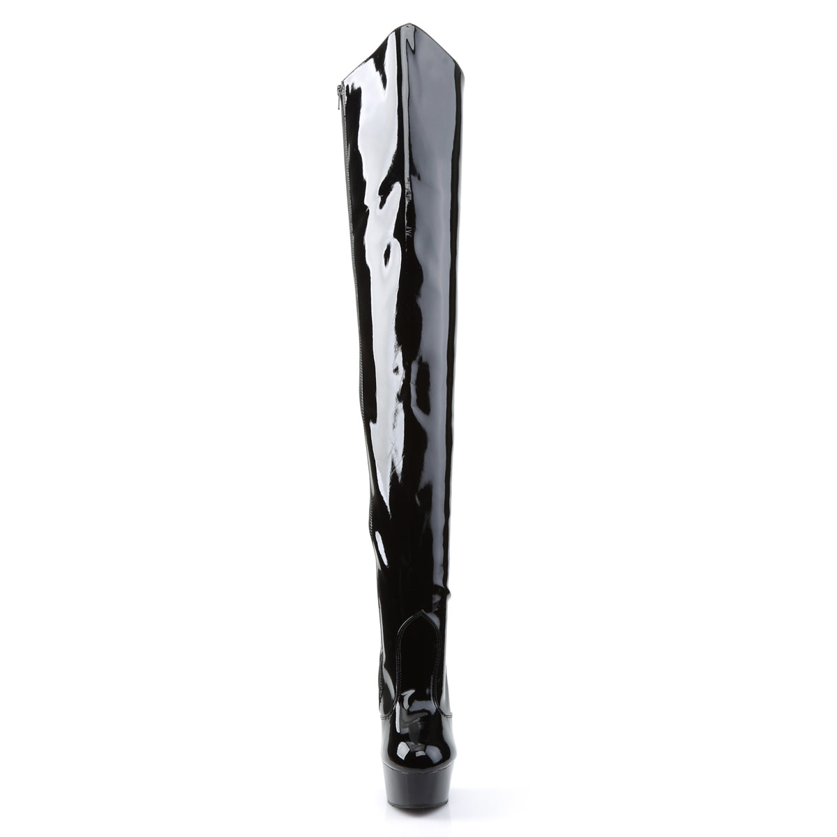 【PLEASER】DELIGHT-3010 シューズ Blk Pat/Blk【取寄】