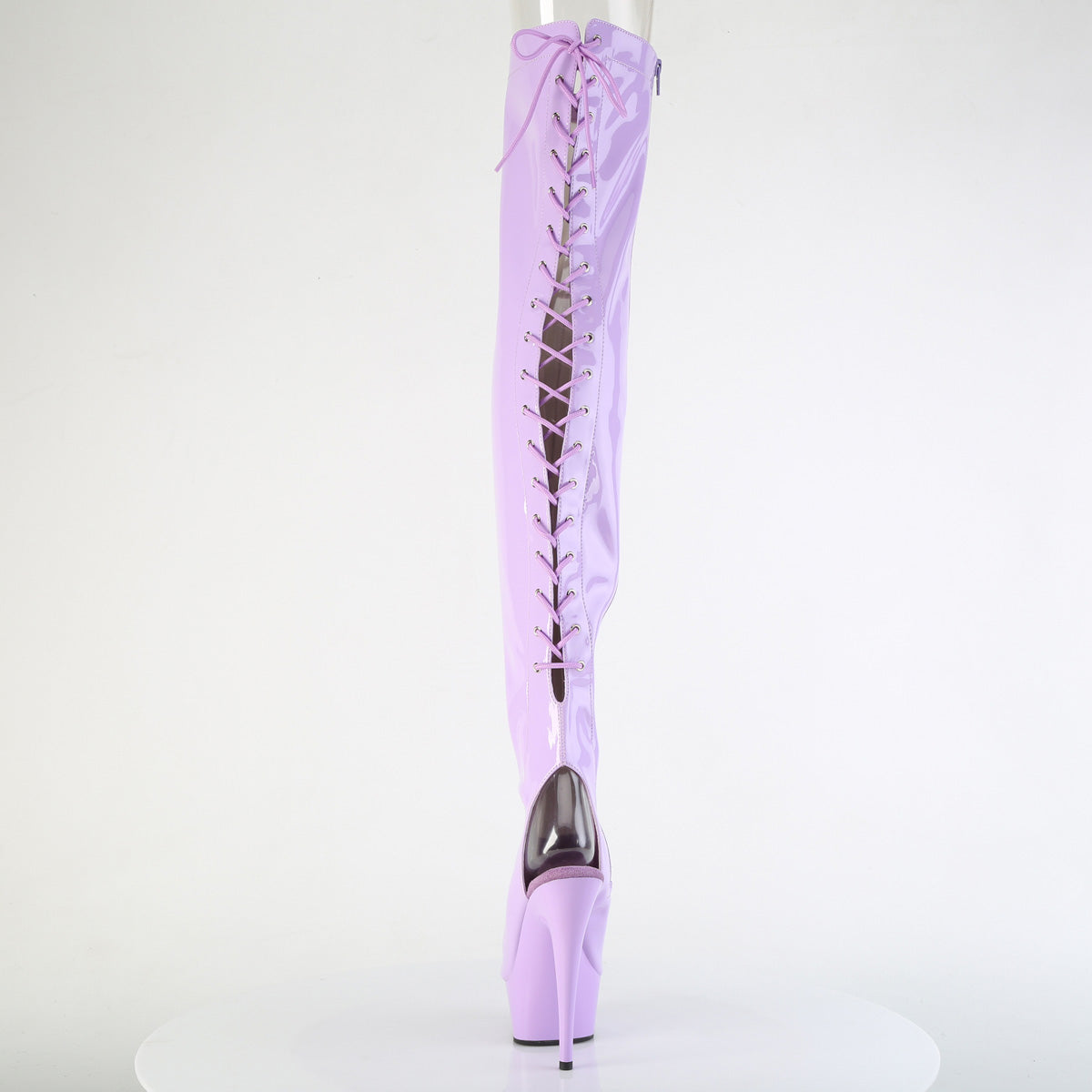 【PLEASER】DELIGHT-3017 シューズ Lavender Str. Pat/Lavender【取寄】