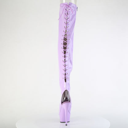 【PLEASER】DELIGHT-3017 シューズ Lavender Str. Pat/Lavender【取寄】