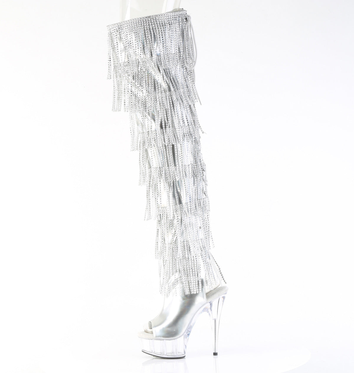 【PLEASER】DELIGHT-3017HG-RSF シューズ Slv Holo Metallic Pu/Clr【取寄】
