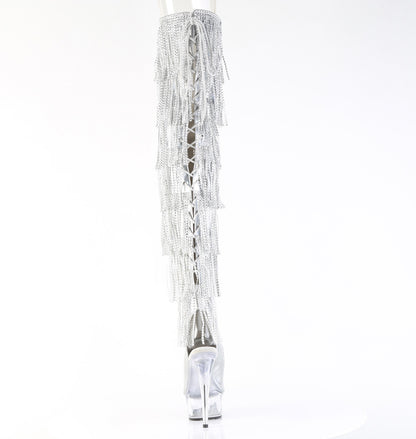 【PLEASER】DELIGHT-3017HG-RSF シューズ Slv Holo Metallic Pu/Clr【取寄】