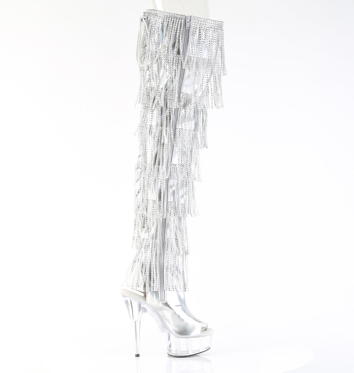 【PLEASER】DELIGHT-3017HG-RSF シューズ Slv Holo Metallic Pu/Clr【取寄】