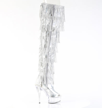 【PLEASER】DELIGHT-3017HG-RSF シューズ Slv Holo Metallic Pu/Clr【取寄】