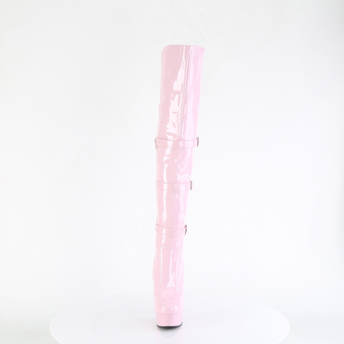 【PLEASER】DELIGHT-3018 シューズ B. Pink Str. Pat/B. Pink【取寄】