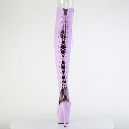 【PLEASER】DELIGHT-3019 シューズ Lavender Faux Leather/Lavender Matte【取寄】
