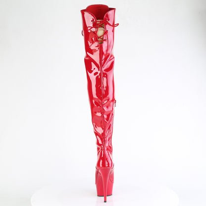 【PLEASER】DELIGHT-3022 プラットフォームシューズ Red Str Pat/Red【取寄】