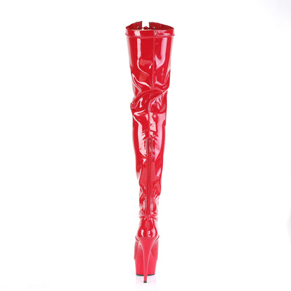 【PLEASER】DELIGHT-3027 シューズ Red-Blk Str. Pat/Red【取寄】