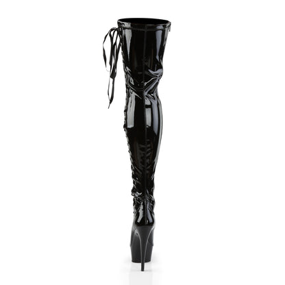 【PLEASER】DELIGHT-3050 シューズ Blk Str Pat/Blk【取寄】