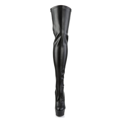 【PLEASER】DELIGHT-3063 シューズ Blk Str Faux Leather/Blk【取寄】