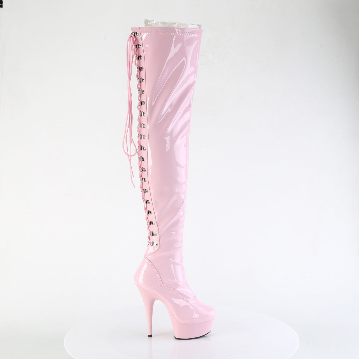 【PLEASER】DELIGHT-3063 シューズ B. Pink Str Pat/B. Pink【取寄】