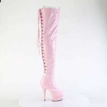 【PLEASER】DELIGHT-3063 シューズ B. Pink Str Pat/B. Pink【取寄】