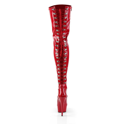 【PLEASER】DELIGHT-3063 シューズ Red Str Pat/Red【取寄】