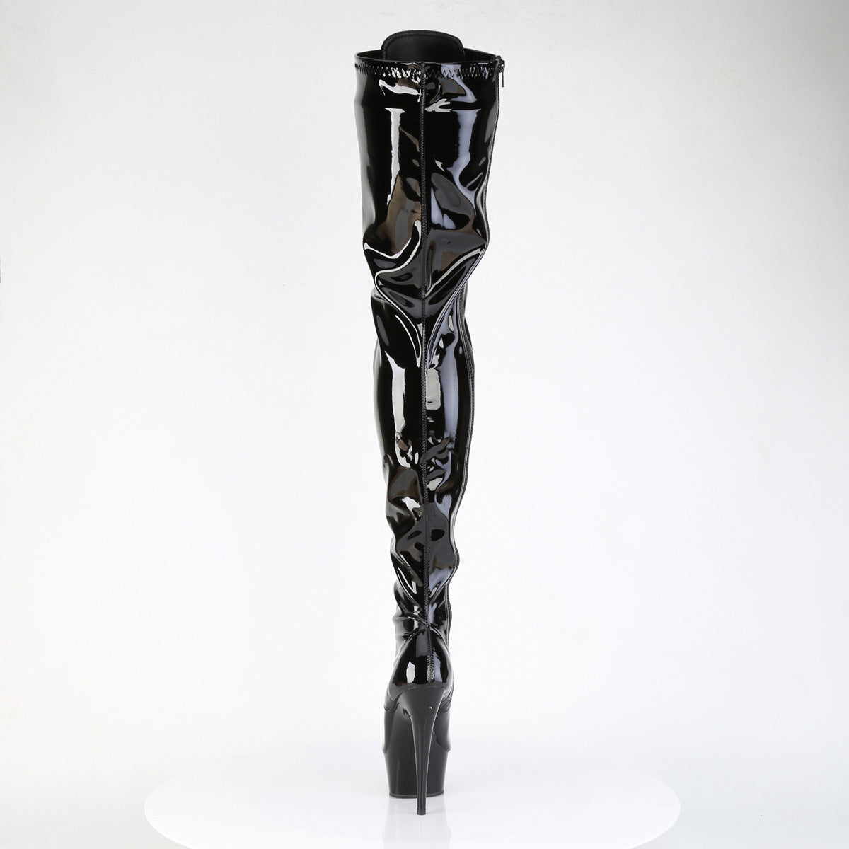 【PLEASER】DELIGHT-4023 シューズ Blk Str Pat/Blk【取寄】
