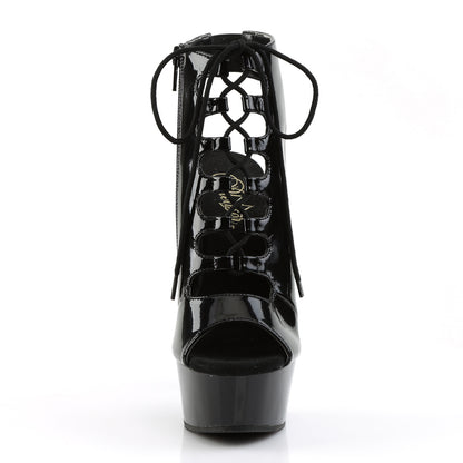 【PLEASER】DELIGHT-600-20 シューズ Blk/Blk【取寄】