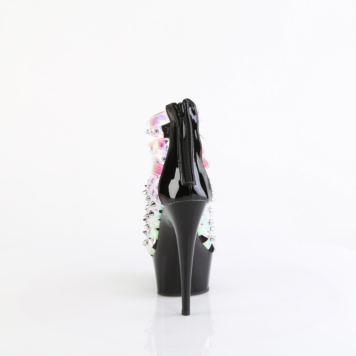 【PLEASER】DELIGHT-600-9 シューズ Holo TPU-Blk Pat/Blk【取寄】