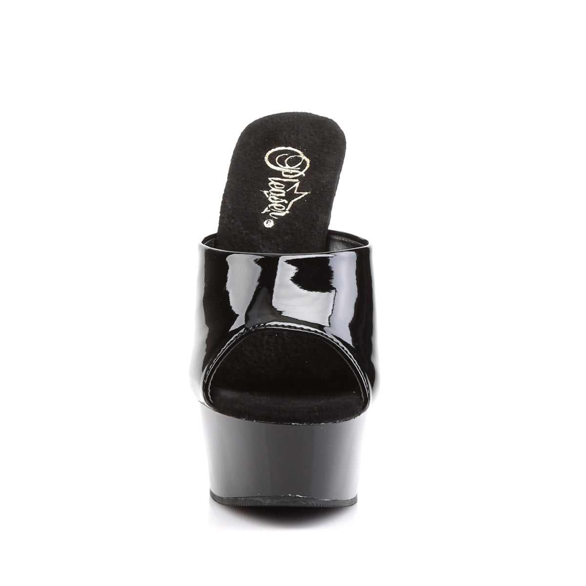 【PLEASER】DELIGHT-601 シューズ Blk Pat/Blk【取寄】