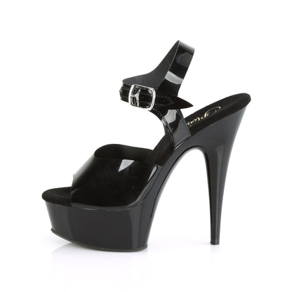 【PLEASER】DELIGHT-608N シューズ Blk (Jelly-Like) TPU/Blk【取寄】