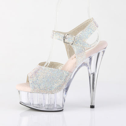 【PLEASER】DELIGHT-608N-RS シューズ Slv AB RS-TPU/Clr【取寄】