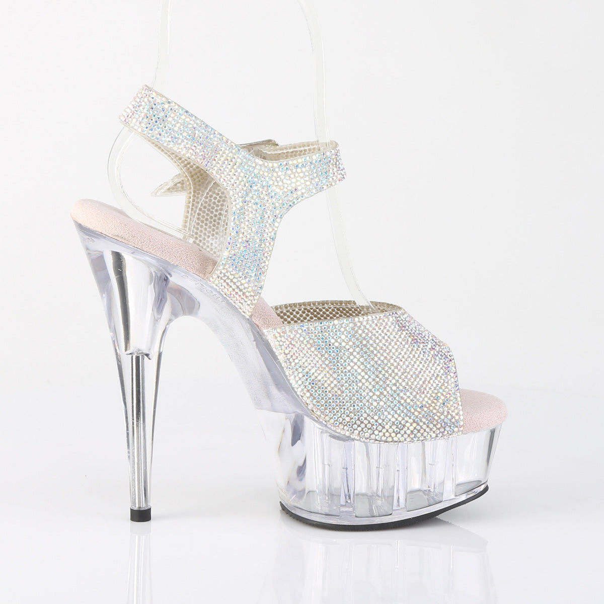 【PLEASER】DELIGHT-608N-RS シューズ Slv AB RS-TPU/Clr【取寄】
