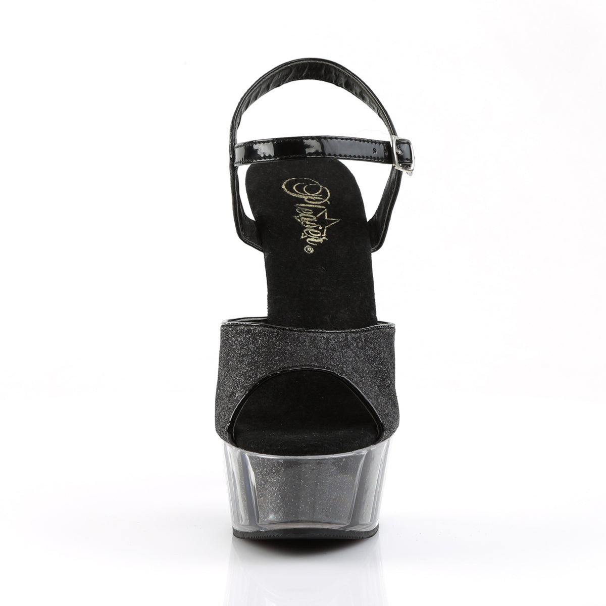 【PLEASER】DELIGHT-609-5G シューズ Blk Gltr/Blk Gltr【取寄】