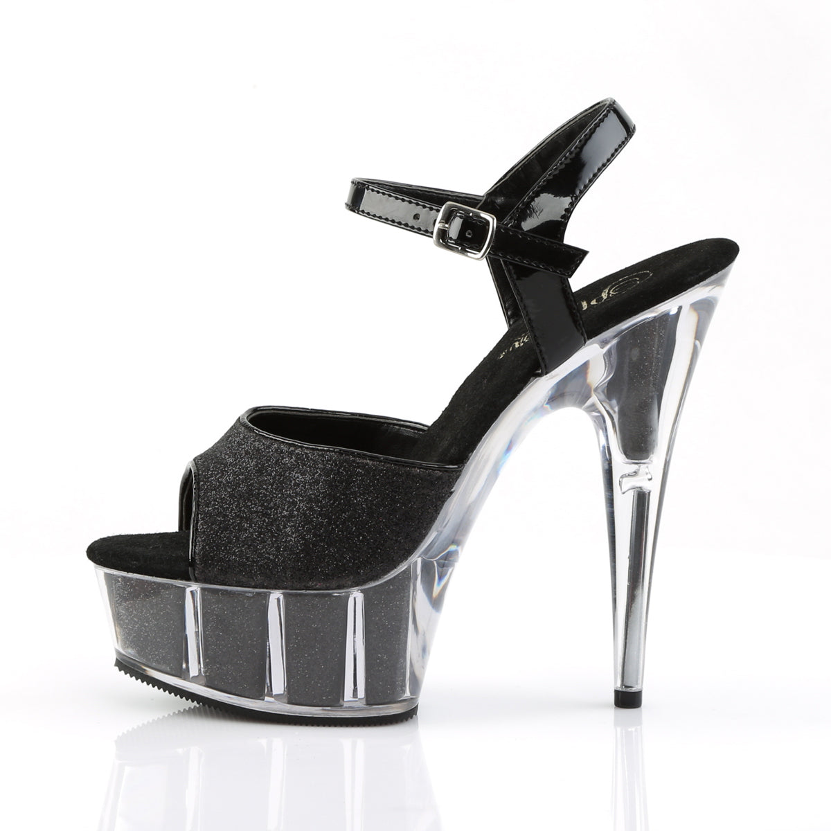 【PLEASER】DELIGHT-609-5G シューズ Blk Gltr/Blk Gltr【取寄】
