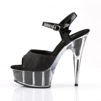 【PLEASER】DELIGHT-609-5G シューズ Blk Gltr/Blk Gltr【取寄】