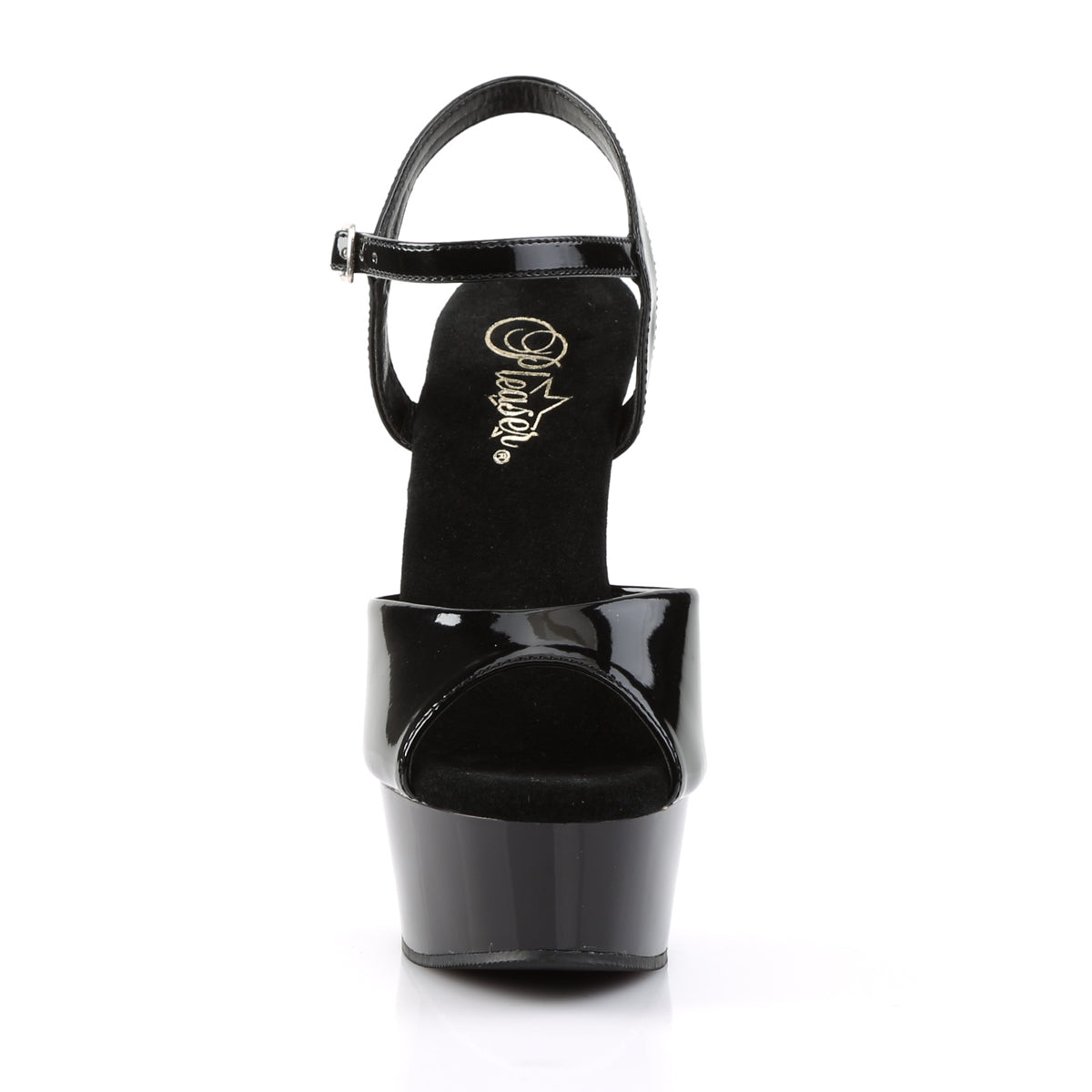 【PLEASER】DELIGHT-609 シューズ Blk Pat/Blk【取寄】