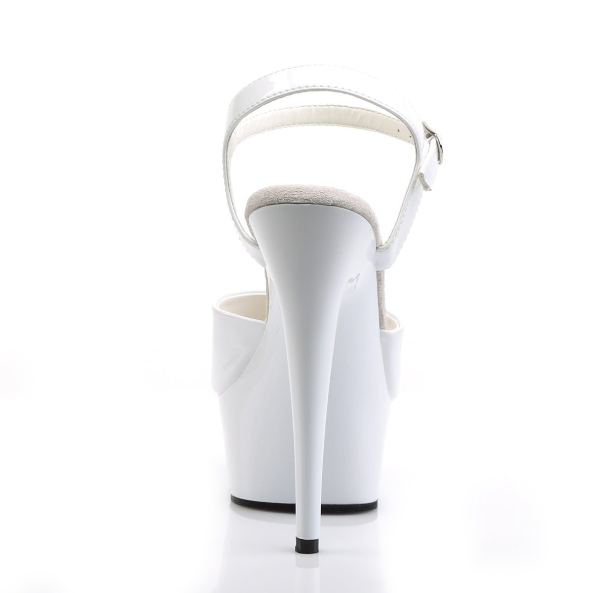 【PLEASER】DELIGHT-609 シューズ Wht Pat/Wht【取寄】