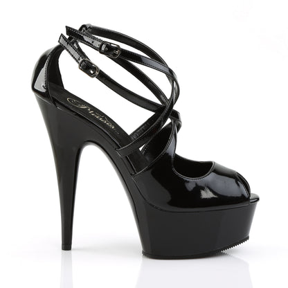 【PLEASER】DELIGHT-612 シューズ Blk/Blk【取寄】