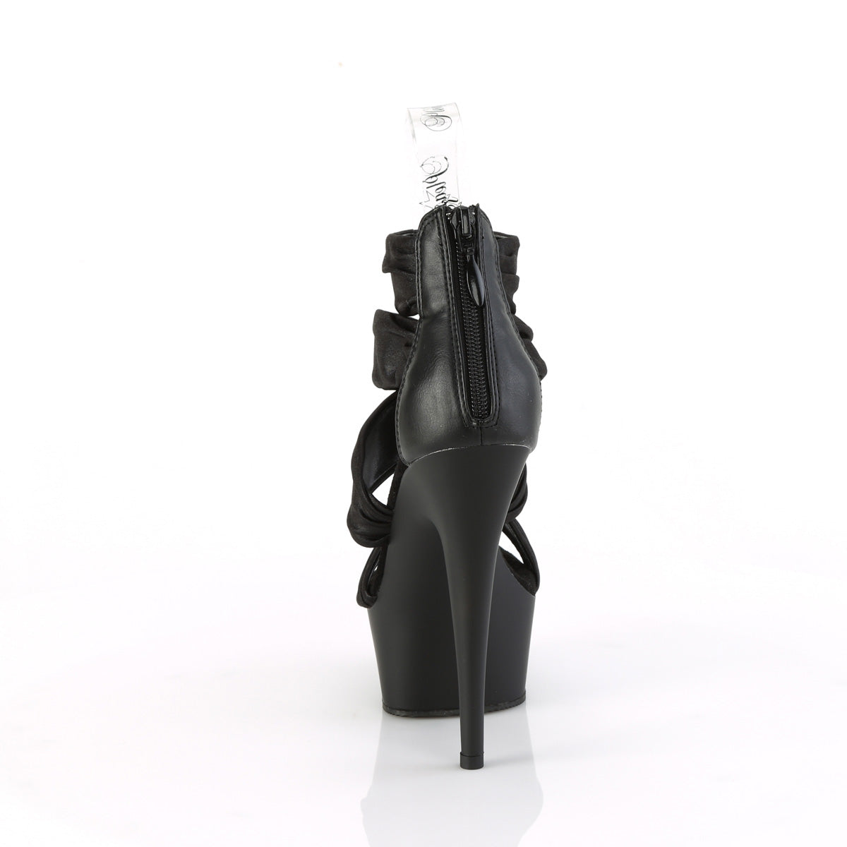 【PLEASER】DELIGHT-620 シューズ Blk Faux Le-Fabric/Blk Matte【取寄】