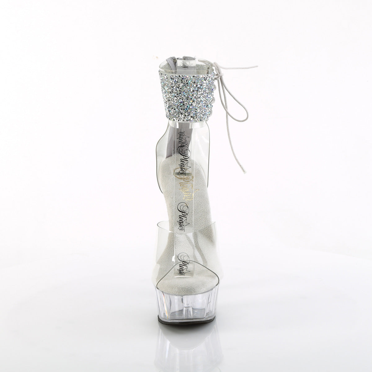 【PLEASER】DELIGHT-624RS-02 シューズ Clr-Slv AB RS/Clr【取寄】