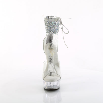 【PLEASER】DELIGHT-624RS-02 シューズ Clr-Slv AB RS/Clr【取寄】