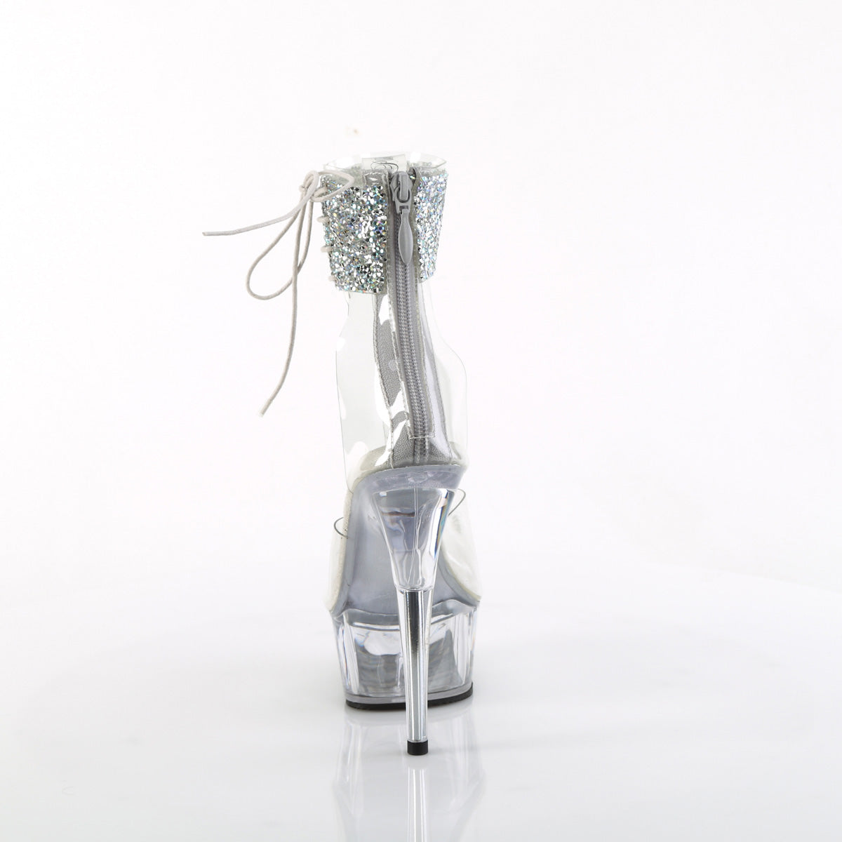 【PLEASER】DELIGHT-624RS-02 シューズ Clr-Slv AB RS/Clr【取寄】