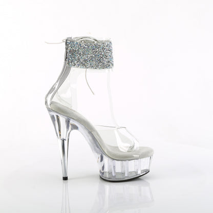 【PLEASER】DELIGHT-624RS-02 シューズ Clr-Slv AB RS/Clr【取寄】