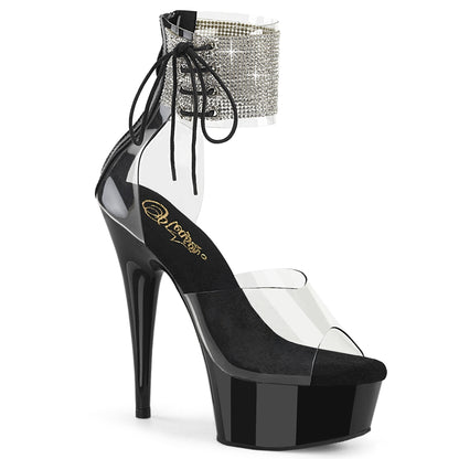 【PLEASER】DELIGHT-624RS シューズ Clr/Blk【取寄】