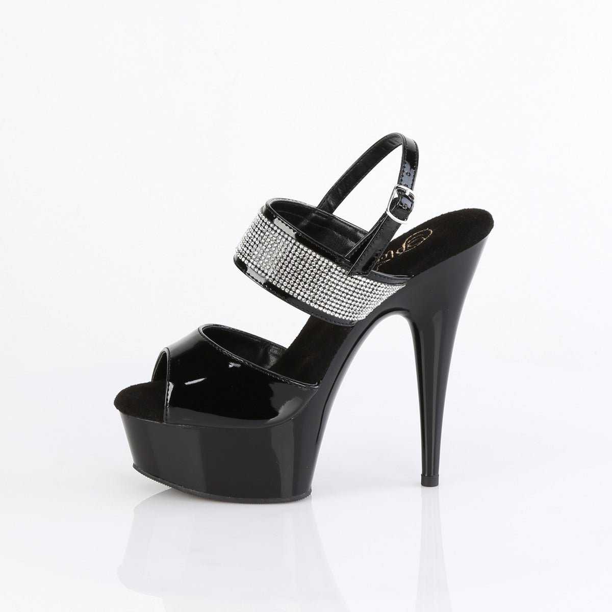 【PLEASER】DELIGHT-639 シューズ Blk Pat/Blk【取寄】