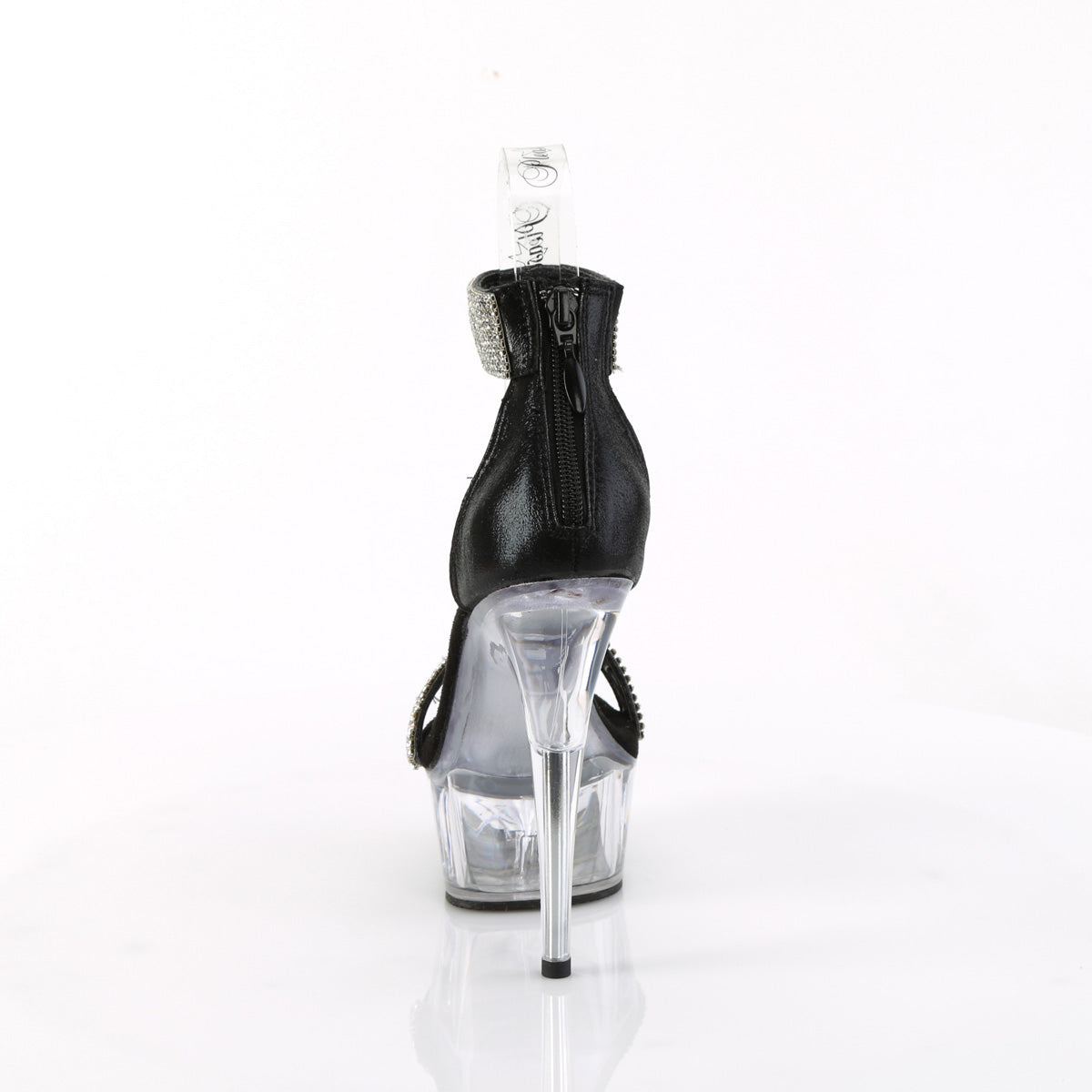 【PLEASER】DELIGHT-641 シューズ Blk Shimmery Fabric/Clr【取寄】