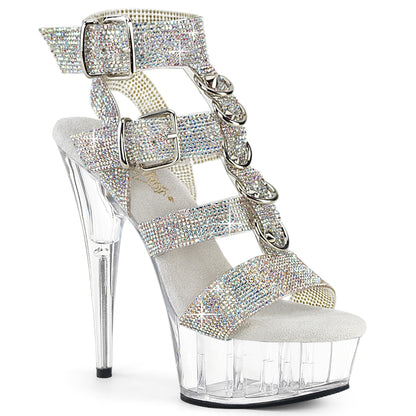 【PLEASER】DELIGHT-656RS シューズ Slv AB RS-TPU/Clr【取寄】