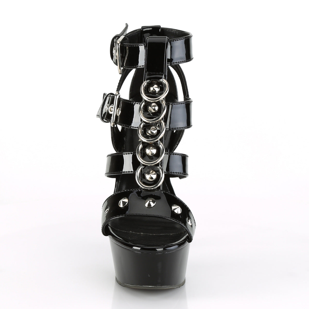 【PLEASER】DELIGHT-658 シューズ Blk Pat/Blk【取寄】