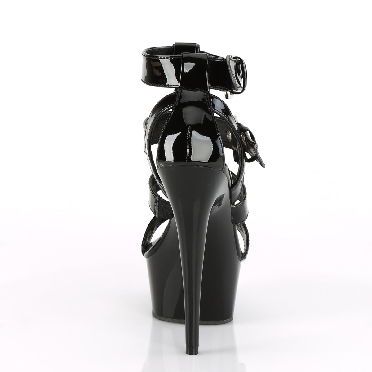 【PLEASER】DELIGHT-658 シューズ Blk Pat/Blk【取寄】