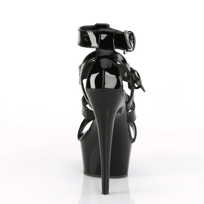 【PLEASER】DELIGHT-658 シューズ Blk Pat/Blk【取寄】