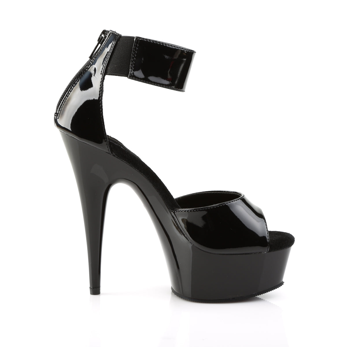 【PLEASER】DELIGHT-670-3 シューズ Blk/Blk【取寄】